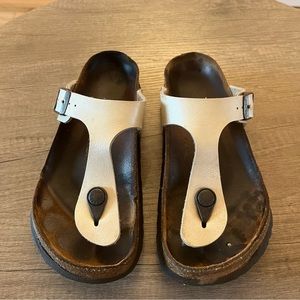 Birkenstock Gizeh (Graceful Pearl White) Thong Sandal